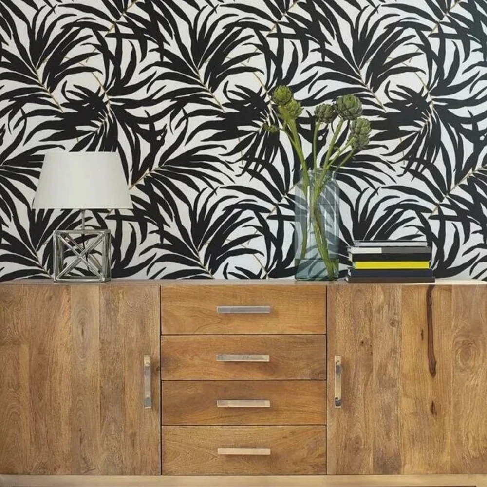 🥳HP Anthropologie York Bali Leaves Premium Peel Stick Wallcovering / Wallpaper